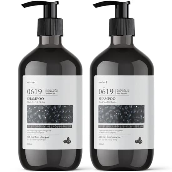 메르헨트 블랙시드 바이오틴 탈모증상완화 샴푸 1000ml 1+1 구성 총 2개 14,900원