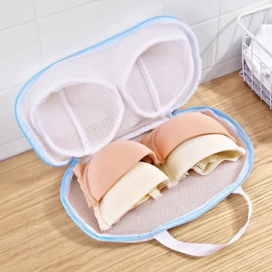속옷 세탁망 브라 브래지어 빨래망 블루