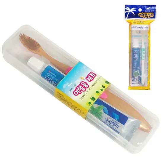 페리오 랜덤발송 여행용 치약칫솔세트 50g 1개