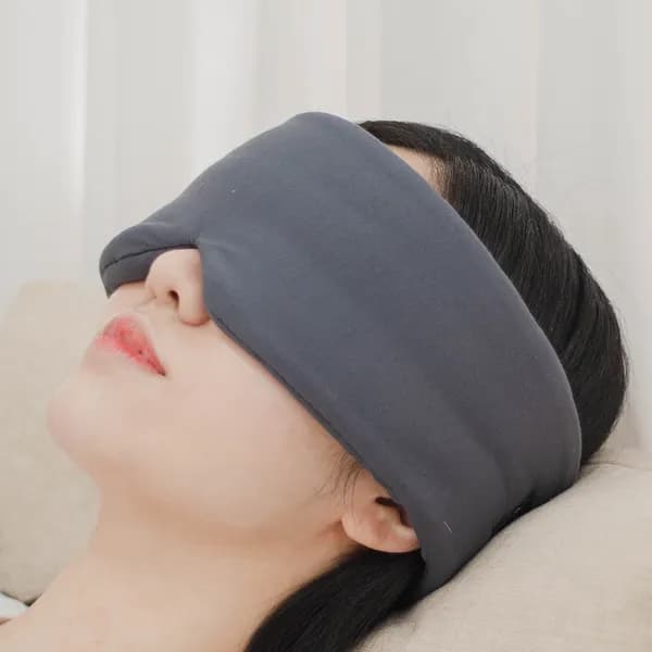컴포럽 프리미엄 암막 수면안대 그레이 1개