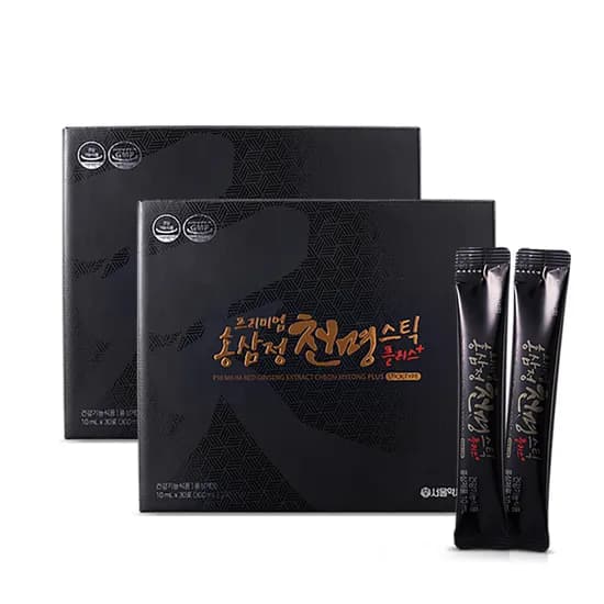 서울약사신협 프리미엄 홍삼정 천명 스틱 플러스 10ml 30포 2개