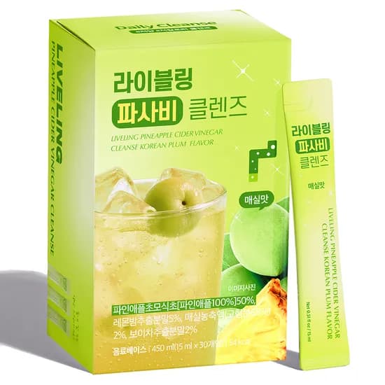 라이블링 클렌즈 파사비 매실맛 15ml 30포 1박스