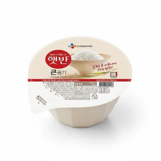 CJ제일제당 햇반 큰공기, 300g, 18개