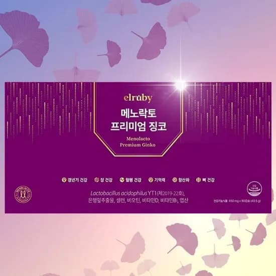 휴온스 메노락토 프리미엄 징코 YT1 450mg 90캡슐 1박스