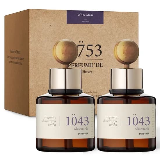 메르헨트 퍼퓸 차량용 디퓨저 화이트머스크 80ml 2개입 1개