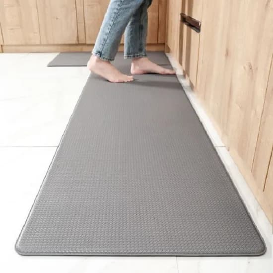 무지 심플 PVC 주방매트 브라운 44x75cm 1개