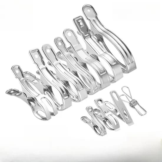 스테인리스 빨래집게 12x6.7x2cm 3개