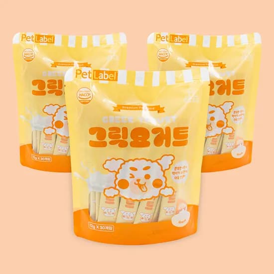 펫라벨 그릭요거트, 12g x 30개입, 1박스