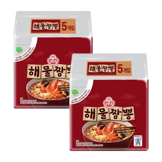 오뚜기 해물짬뽕 120g 10개