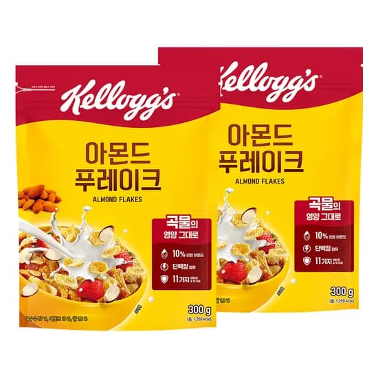 켈로그 아몬드 푸레이크 300g 2개