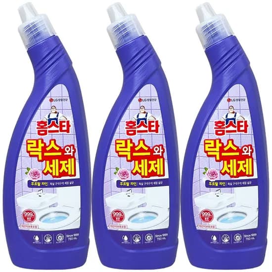 홈스타 락스와세제 후로랄파인 750ml 3개