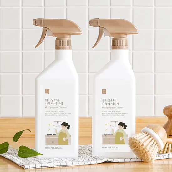 쉼표365 베이킹소다 다목적세정제, 기름때제거, 750ml, 2개