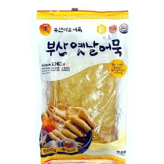 부산미도어묵 부산옛날어묵 상천 냉장 800g 1팩