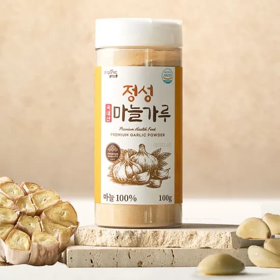 오가닉프렌즈 정성 마늘가루 분말 100g 1개