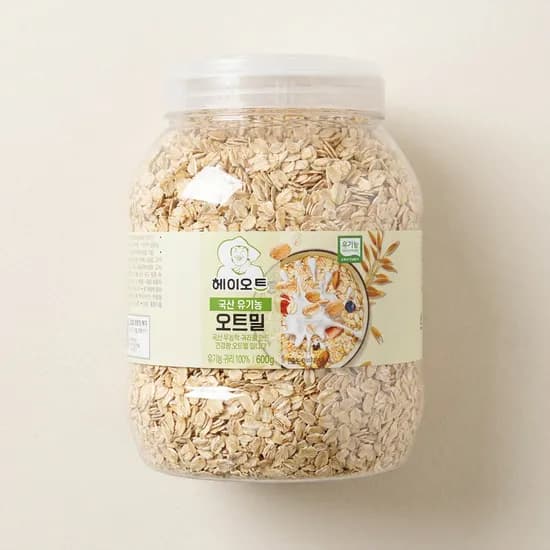 헤이오트 국내산 유기농 오트밀 2kg 1개 23,900원