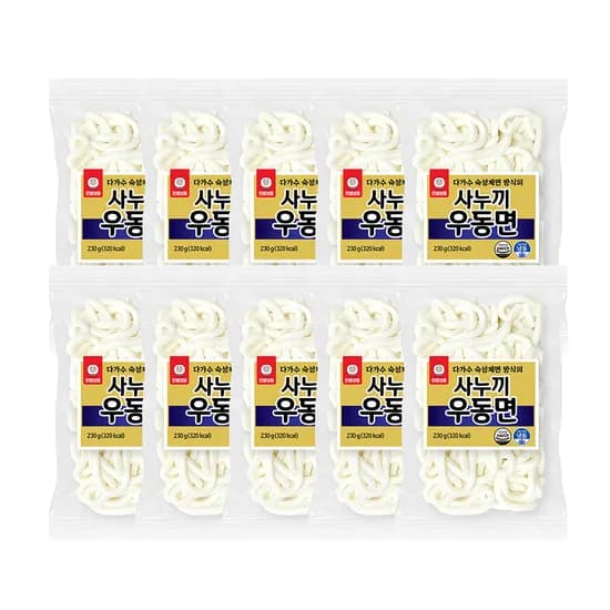 천일냉동 사누끼 우동면 230g 10개