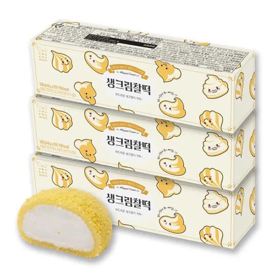 화과방 카스텔라 생크림찰떡 320g 8개입 3박스