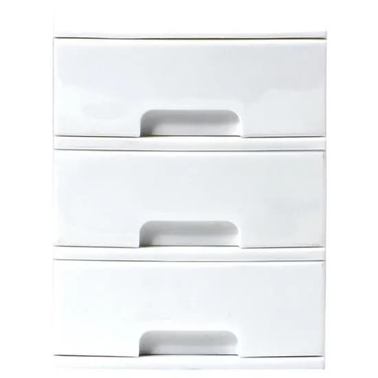 창신리빙 블랑 서랍장 18 3단, 화이트, 177x245x236mm, 1개