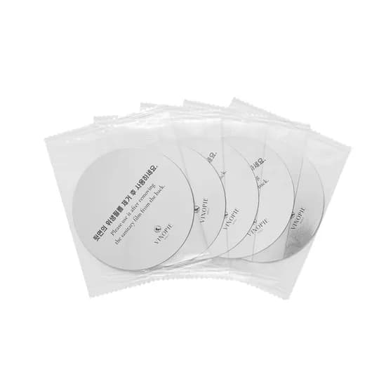 비노파이 와인 디스크 필름 푸어러, 논코팅, 투명, 20매, 1개