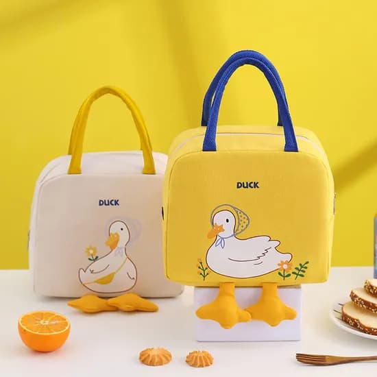 오리 보온보냉 런치백 옐로우 4,900원