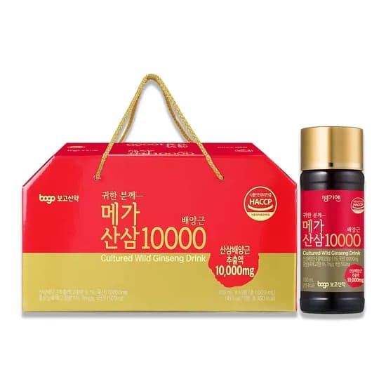 보고신약 메가 산삼 10000 선물용 100ml 10병 10,690원