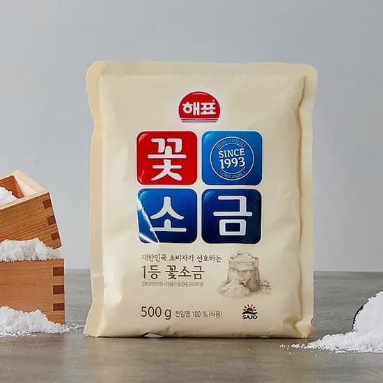 사조대림 해표 천일염100 꽃소금 1kg 1개