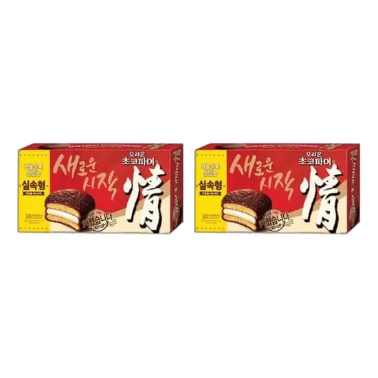 오리온 초코파이 정 30개입 2개 19,540원