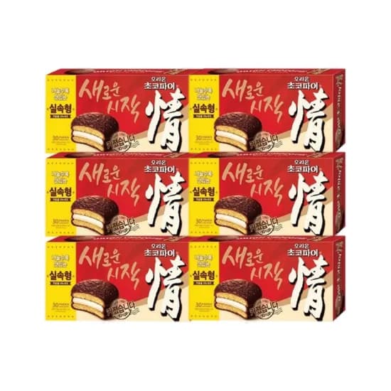 오리온 초코파이 정 30개입 6개