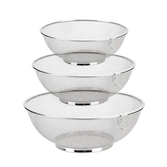 스테인팩토리 스텐 채반 3종 세트, 18+21+24cm, 1개