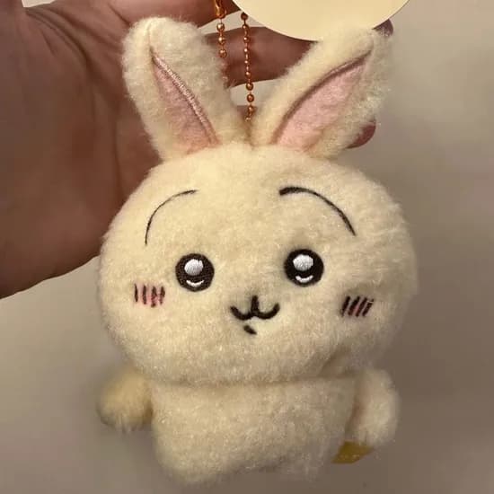 복실 우사기 인형 키링, 옐로우, 1개