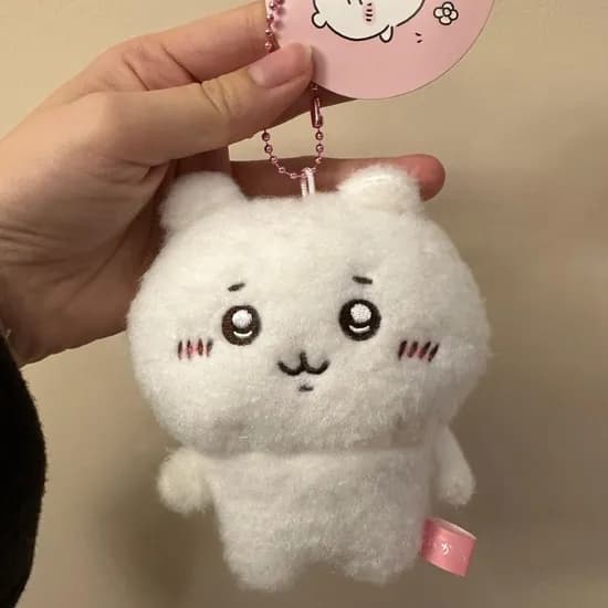 복실 치이카와 인형 키링 화이트 1개