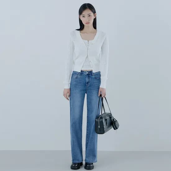 GUESS 여성 저온스 세미 와이드 MBL OQ2DE115 24