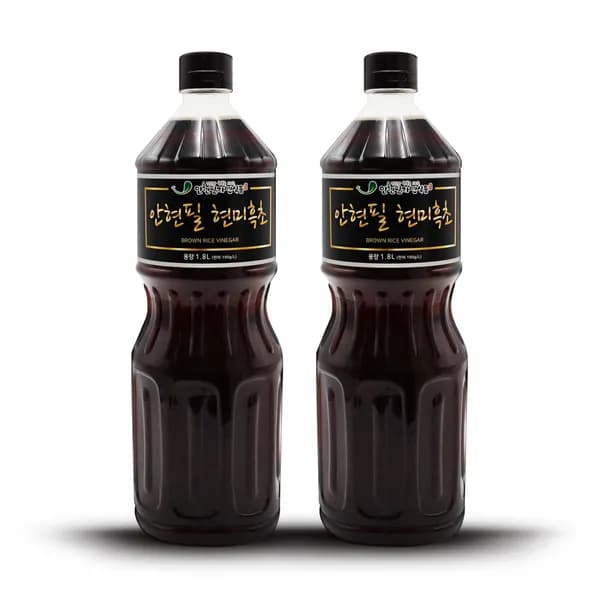 안현필자연식품 안현필 현미흑초 900ml 2병