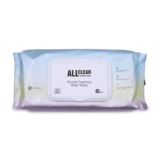 더페이스샵 올클리어 미셀라 클렌징 워터 티슈 40매 1개