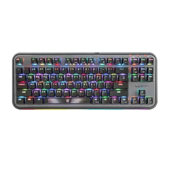 마이크로닉스 WARP WK3 블루투스 RGB 텐키리스 기계식 키보드, 블랙, 청축, 1개