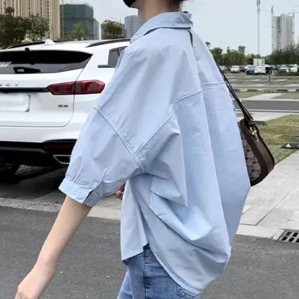 메르시 반팔셔츠 코튼블루 XL 1개 18,333원