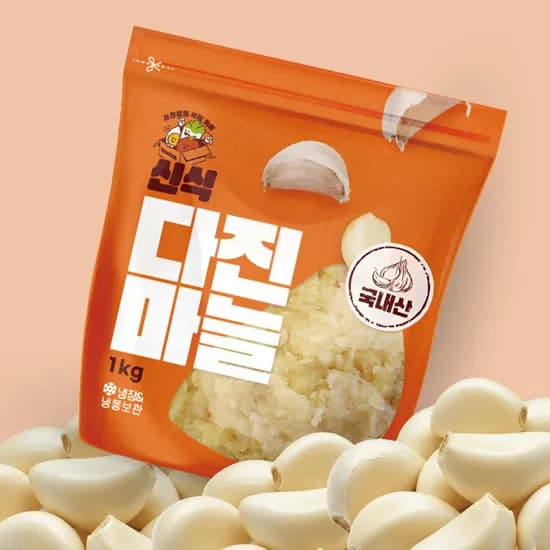 신식 국내산 다진마늘 1kg 1개