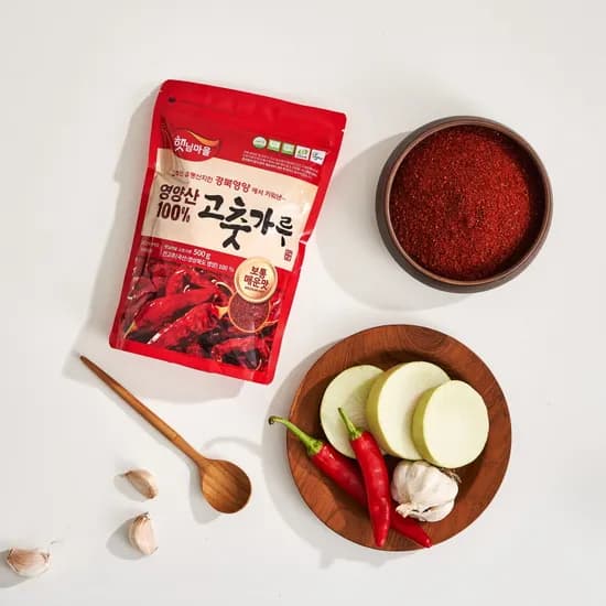 햇님마을 고춧가루, 영양산, 보통 매운맛, 500g, 1개