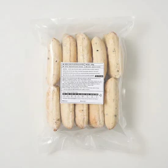 베끼아에누보 블랙 올리브 미니 치아바타 냉동 650g 10개입 1개