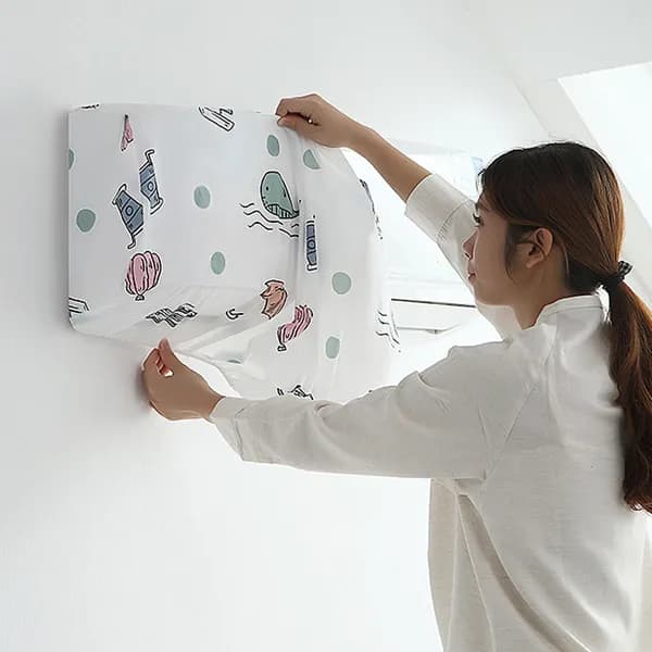에어컨 더스트 커버 PEVA 31x95cm 1개