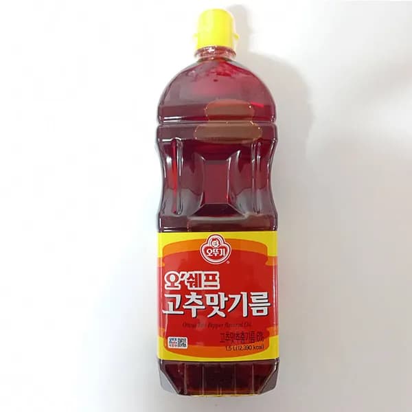 오뚜기 오쉐프 고추맛기름 1.5L 1개 11,590원
