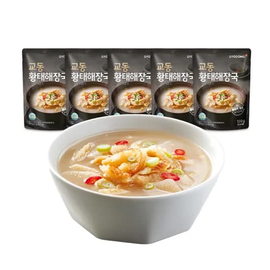 교동식품 교동 황태해장국, 500g, 5팩
