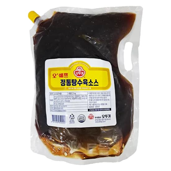 오뚜기 오쉐프 정통탕수육소스 2kg 1개