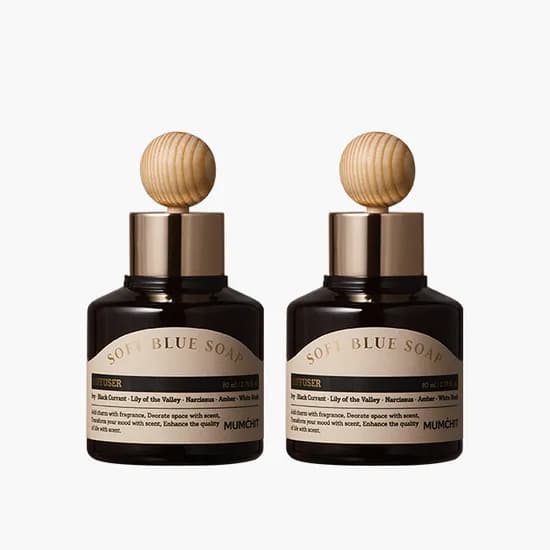 멈칫 바이오톡스 차량용 디퓨저 소프트블루솝 80ml 2개입