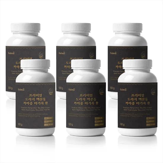 살므시 프리미엄 도라지 맥문동 까마중 마가목 환, 100g, 2개