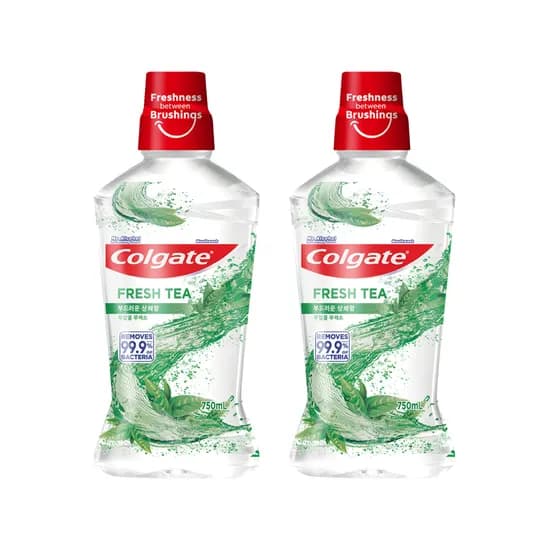 콜게이트 구강청결제 후레쉬티 750ml 2개