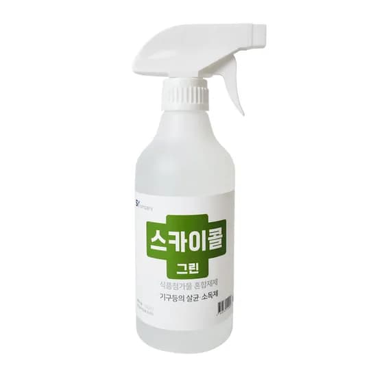 스카이콜 그린 곡물 주정 알콜 살균 소독제 58.8프로 500ml 1개 7,400원