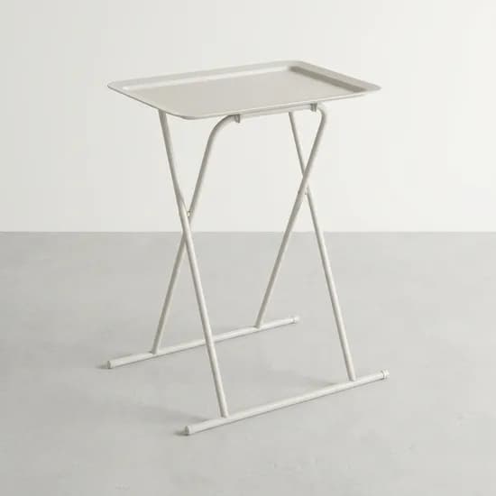 하우스레시피 씨티 접이식 테이블 그레이 52x37x66cm