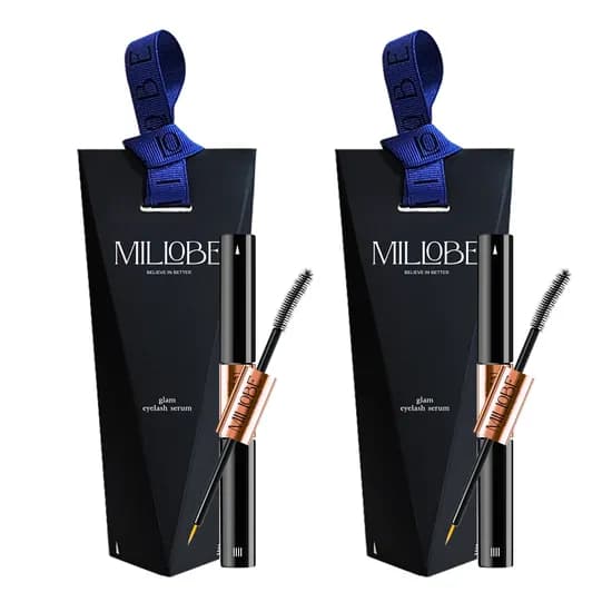 밀로베 블랙 아이래쉬 세럼 속눈썹영양제, 16ml, 2개