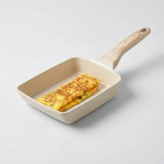 IH 인덕션 사각 계란말이팬 아이보리 18.8cm 1개